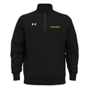 Anaconda | Men's Rival Fleece Quarter-Zip in Black