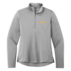 Anaconda | Ladies Endeavor 1/2-Zip Pullover in Light Grey Heather