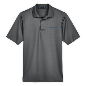 Diefenbach | CrownLux Performance® Men's Plaited Polo in Graphite