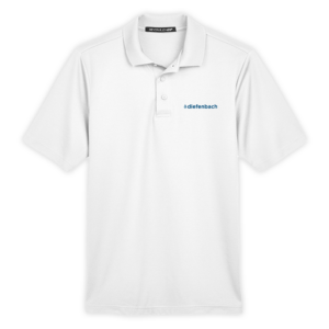 Diefenbach | CrownLux Performance® Men's Plaited Polo in White