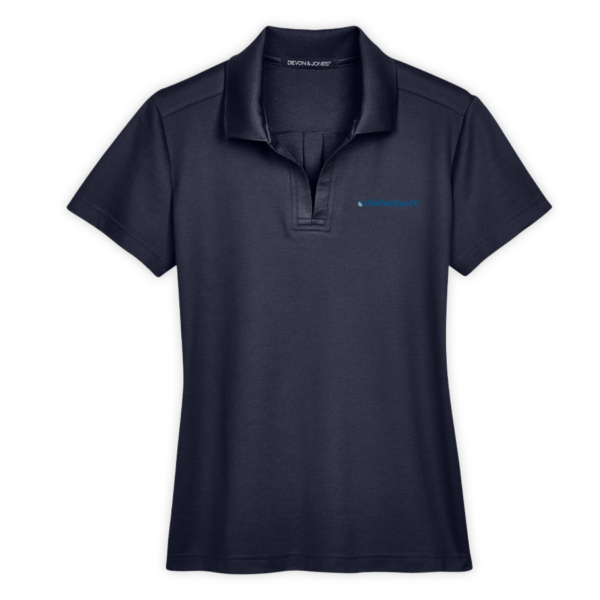Diefenbach | CrownLux Performance® Ladies' Plaited Polo in Navy
