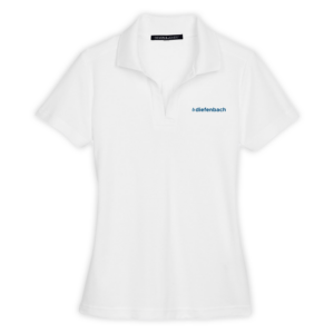 Diefenbach | CrownLux Performance® Ladies' Plaited Polo in White