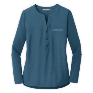 Diefenbach | Ladies Concept Henley Tunic in Dusty Blue