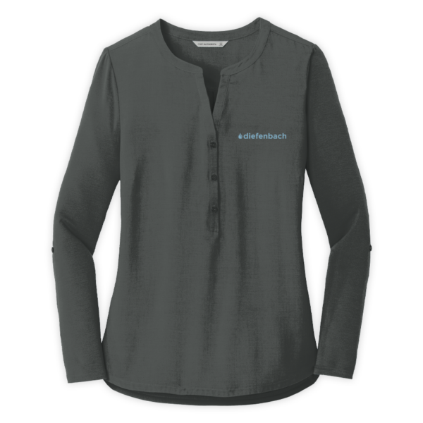 Diefenbach | Ladies Concept Henley Tunic in Grey Smoke