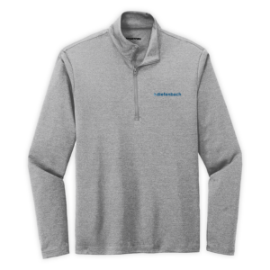 Diefenbach | Men's Endeavor 1/2-Zip Pullover in Light Grey Heather
