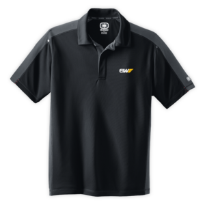 EIW | Men's Trax Polo in Blacktop/Diesel Grey/Signal Red