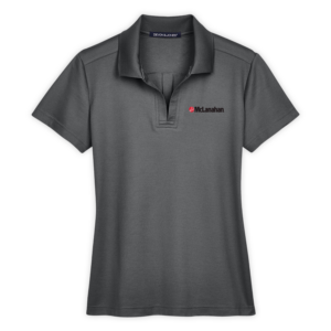 McLanahan | CrownLux Performance® Ladies' Plaited Polo in Graphite