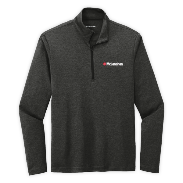 McLanahan | Men's Endeavor 1/2-Zip Pullover in Black Heather