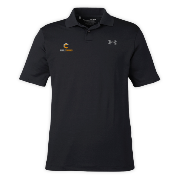 RubbleCrusher | Men's Performance 3.0 Golf Polo in Black