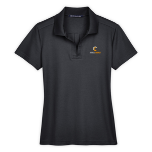 RubbleCrusher | CrownLux Performance® Ladies' Plaited Polo in Black