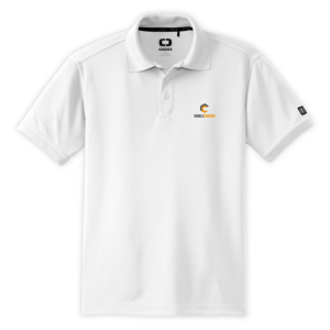 RubbleCrusher | Men's Caliber2.0 Polo in White