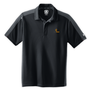RubbleCrusher | Men's Trax Polo in Blacktop/Diesel Grey/Signal Red