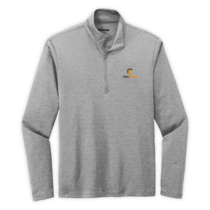 RubbleCrusher | Men's Endeavor 1/2-Zip Pullover in Light Grey Heather